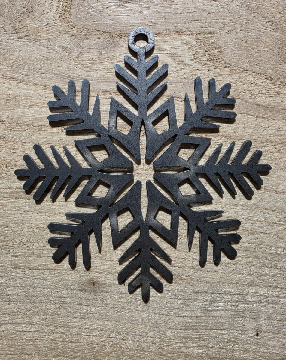 Assorted Snowflake Metal Christmas Ornament (Random Design), image 5